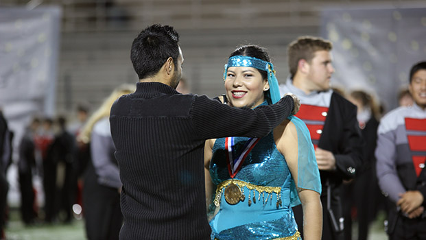 Band Receives Medals for Winning Third in State
