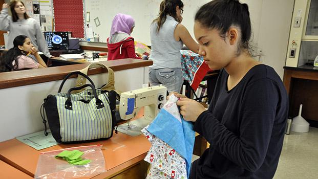 Club Spotlight: Sewing Club Helps Others