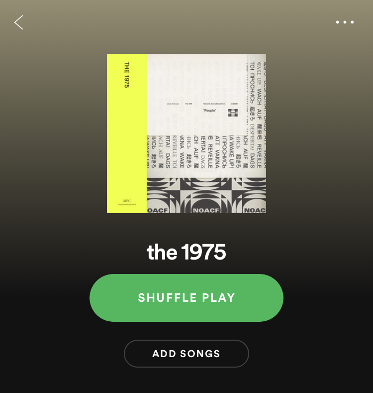 The cover of The 1975 new album. The rest will be released in Feb.